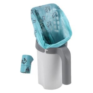 Pelle et boîte de rangement pour litière de chat – Pelle-tamis pour le nettoyage des déjections (avec sacs à déchets inclus) – Image 6
