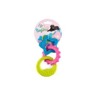 Jouet à Mordre LeoPet Triple en Caoutchouc 18,5 cm – Image 2