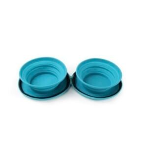 GAMELLE de voyage pliable en silicone Leopet Duo pour chiens – Image 2