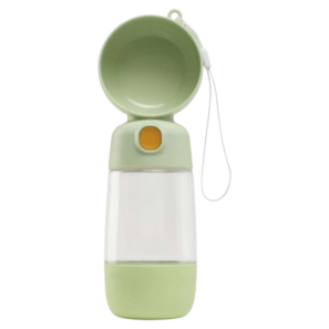 Bouteille D’eau 2 En 1 Happy travel – Vert - LEOPET