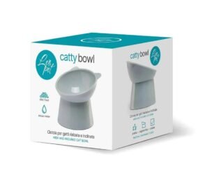 Gamelle surélevée et inclinée pour chat 150 ml – LeoPet – Image 2