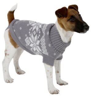 PULL  LILLEHAMMER pour chien gris et blanc
kerbl pet